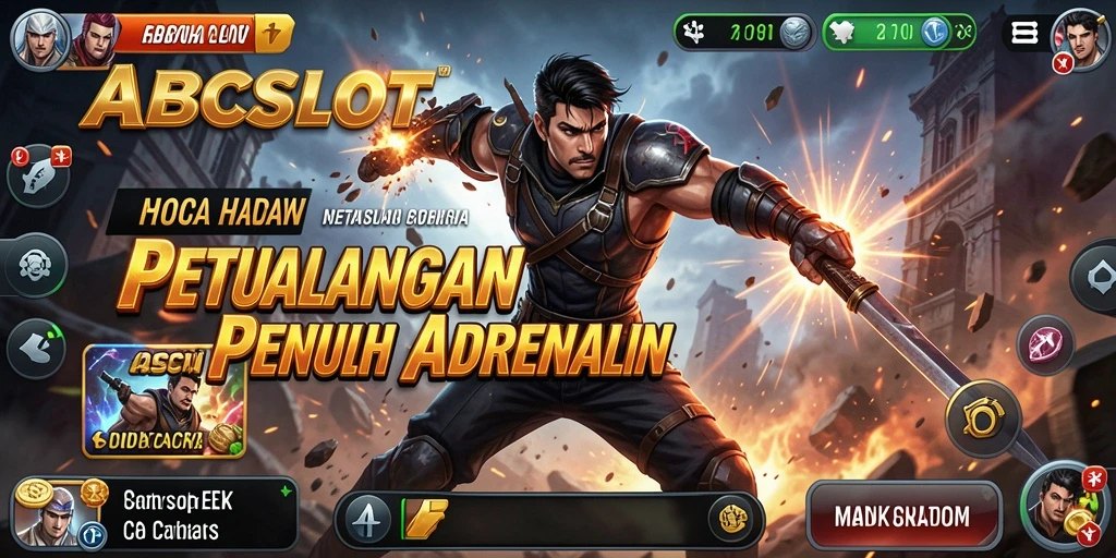 Gameplay ABCSLOT yang penuh aksi dan tantangan.