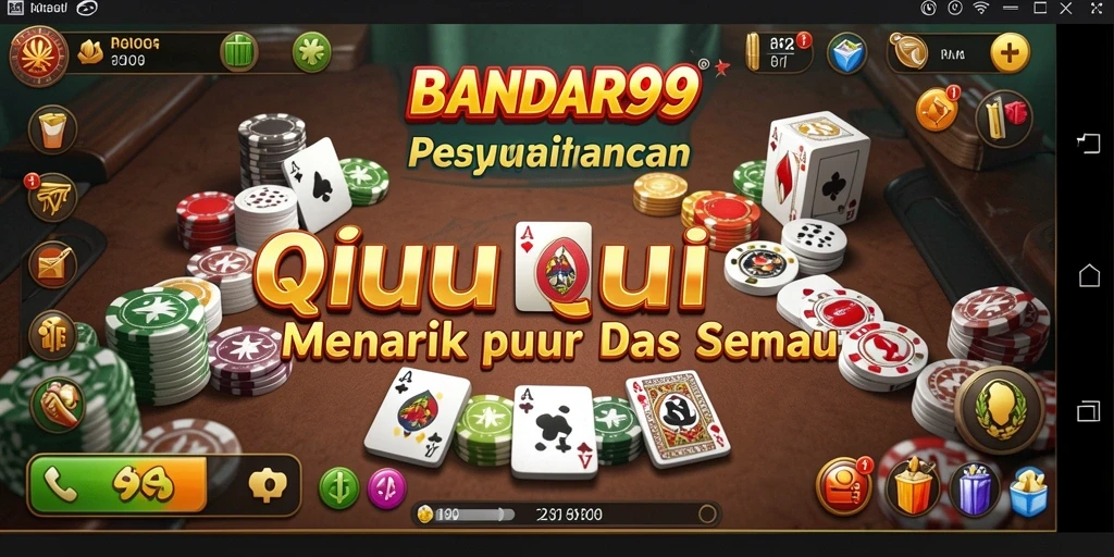 Tampilan gameplay QiuQiu yang menegangkan dan menarik di BANDAR99.