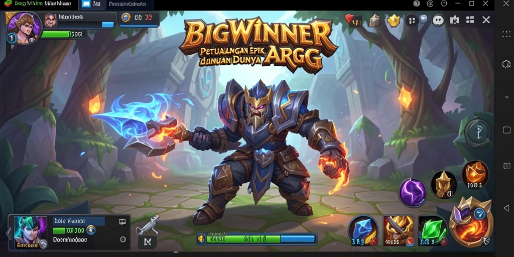 Tampilan gameplay ARPG yang menarik dan dinamis di BIGWINNER.
