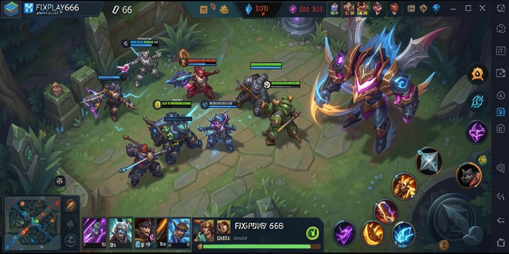 Tampilan gameplay FIXPLAY666 yang seru dan intens.