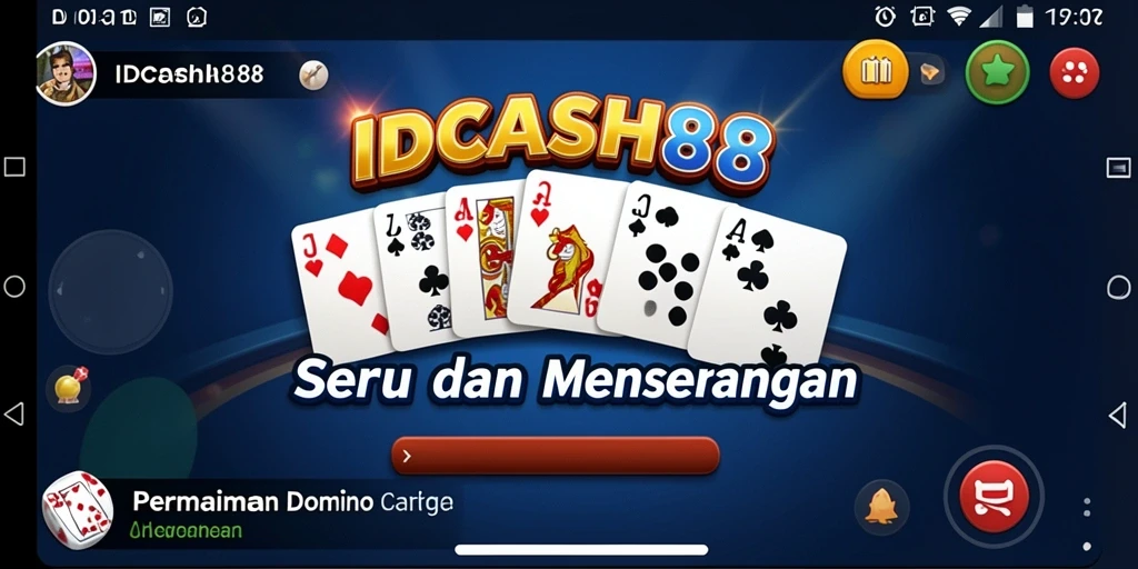 Screenshot gameplay Domino yang seru dan interaktif di IDCASH88.