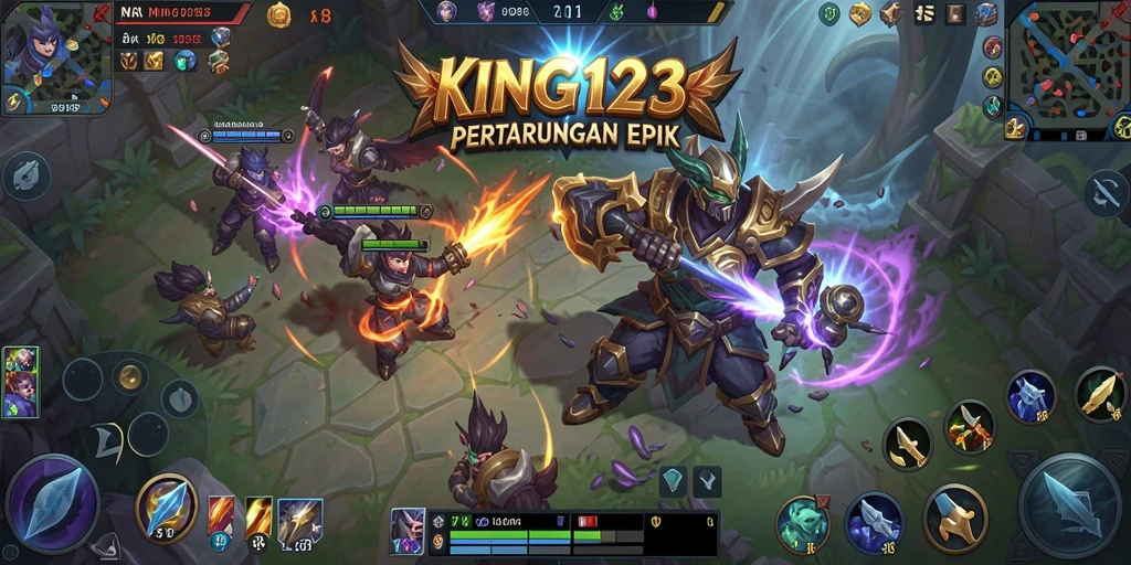Tampak seru, pertarungan penuh aksi di KING123.