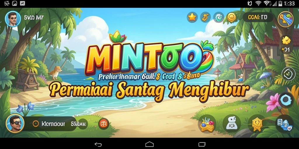 Tampilan gameplay MINTOTO yang ceria dan menghibur.