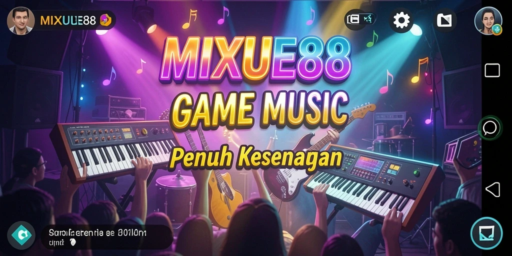 Screenshot menarik dari gameplay MUSIC dalam MIXUE88.