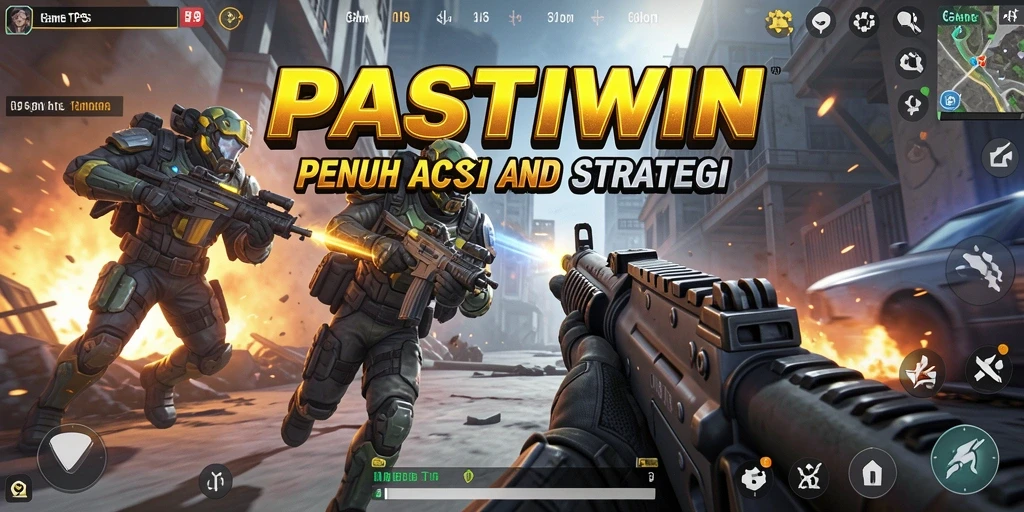 Tampilan gameplay seru dan penuh aksi di PASTIWIN.