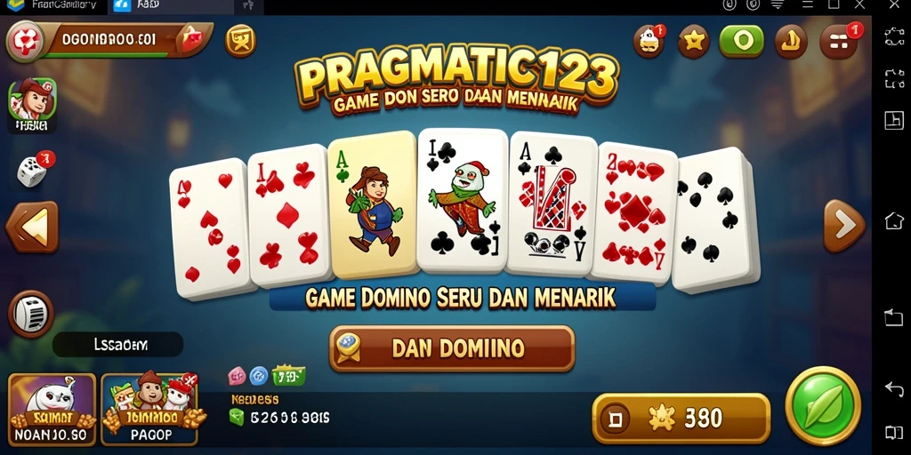 Gameplay seru domino di PRAGMATIC123 dengan teman-teman.
