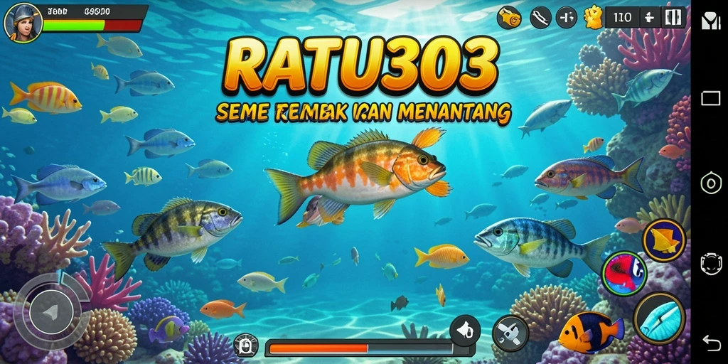 Screenshot gameplay Tembak Ikan yang menampilkan aksi seru di RATU303.