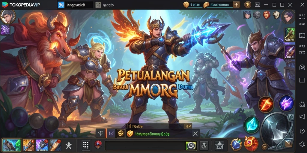 Tampilan screenshot gameplay TOKOPEDIAVIP yang memukau dan penuh aksi.
