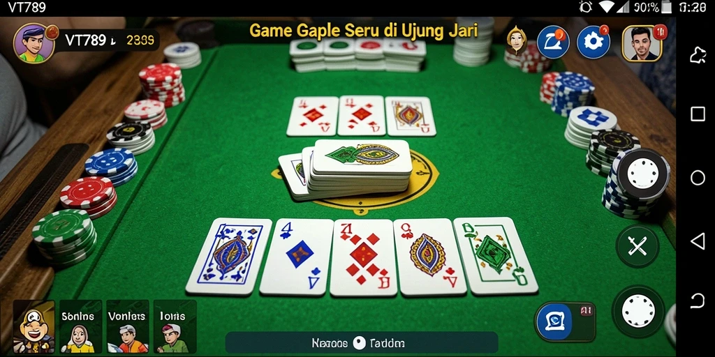 Screenshot gameplay VT789 dengan antarmuka yang menarik dan intuitif.